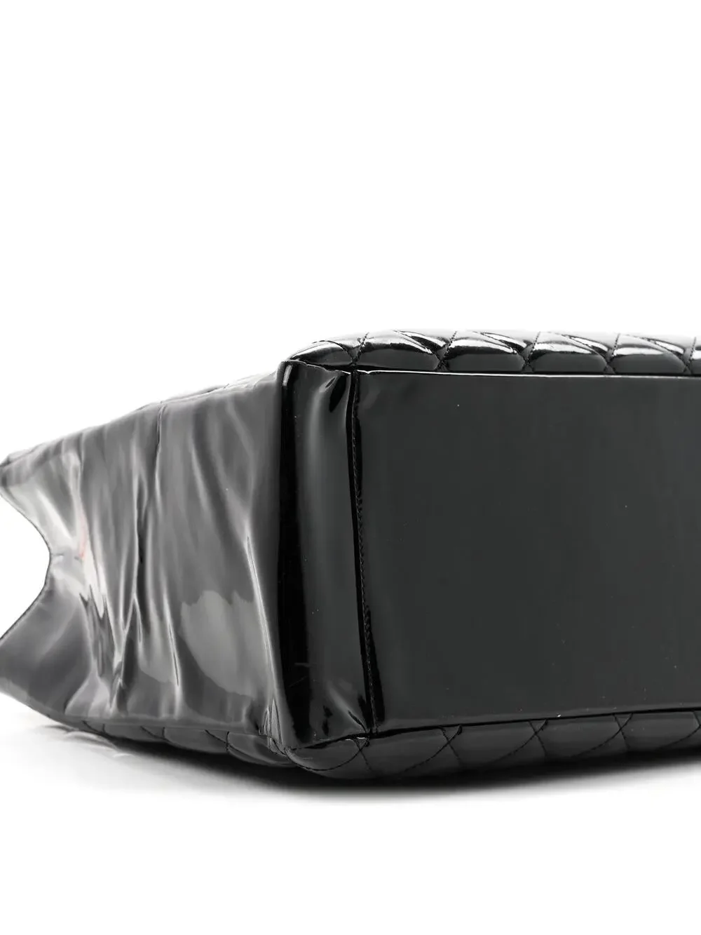 Chanel Patent Quilted Grand Shopping #328779C15B
